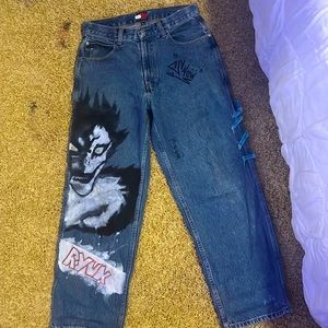 Custom Ryuk deathnote jeans